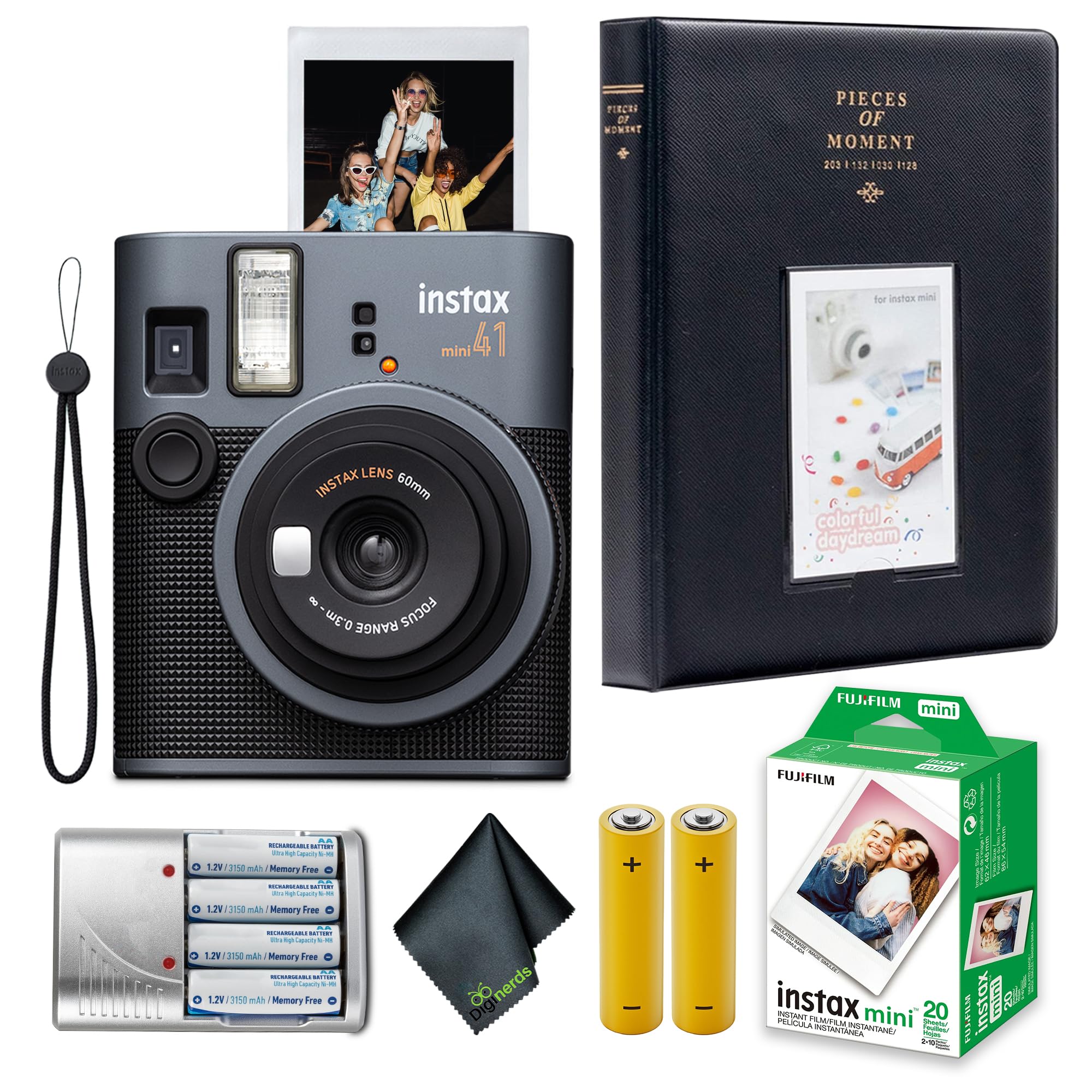 FUJIFILM Instax Mini コンパクトカメラ Amazon.com : Fujifilm Instax Mini 41 Instant Film Camera Bundle